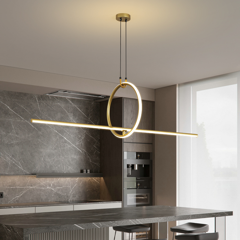 Office Technician - Luz de luxo minimalista led lustre