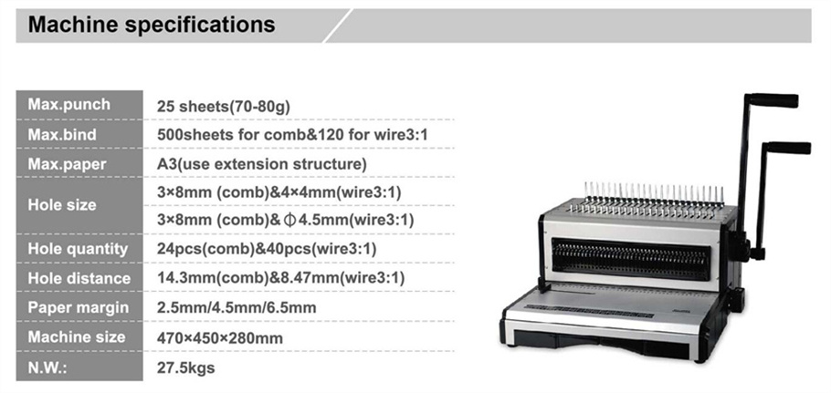 Máquina de Encadernação Manual - Binding Machine Comb avaliação e preço