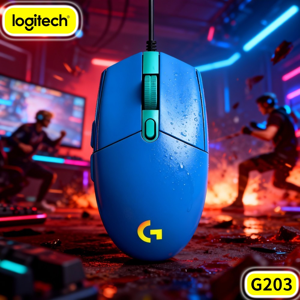 Mouse Gamer Logitech G203 com  - Logitech Mouse G203 avaliação e preço